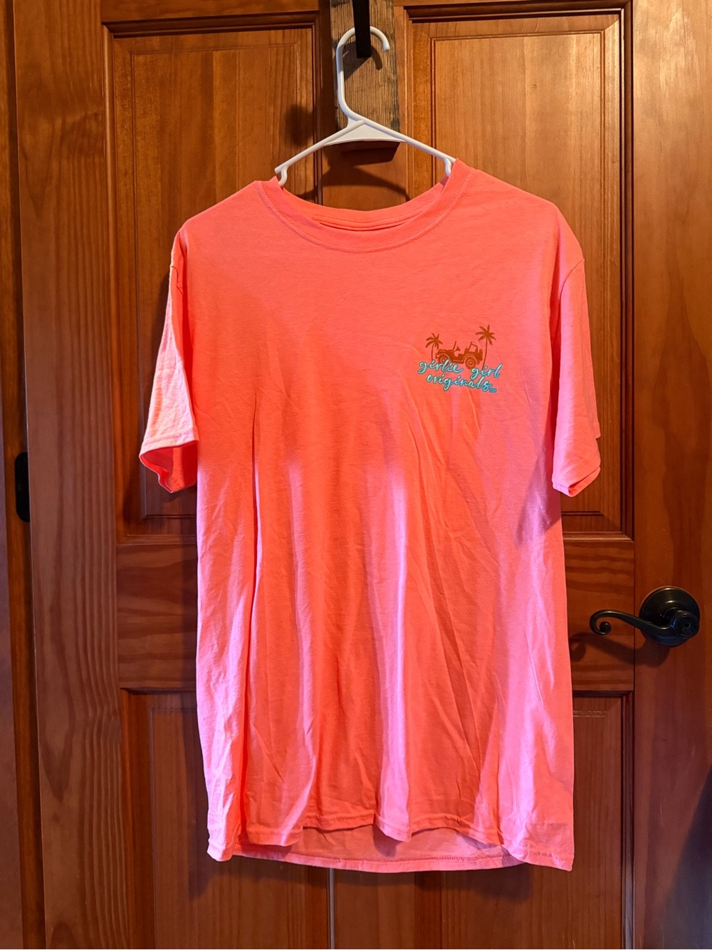 Women's Coral Short Sleeve Graphic Tee